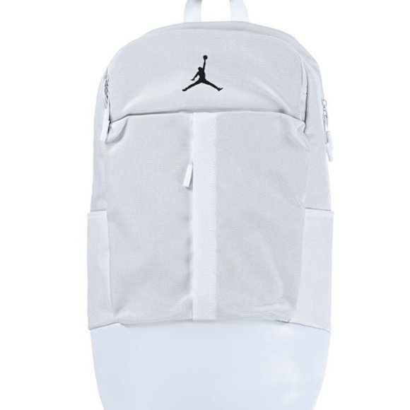 white air jordan backpack